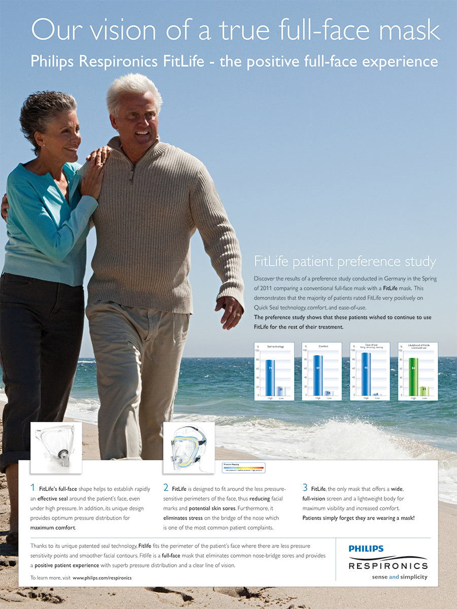 Philips Respironics - FitLife poster
